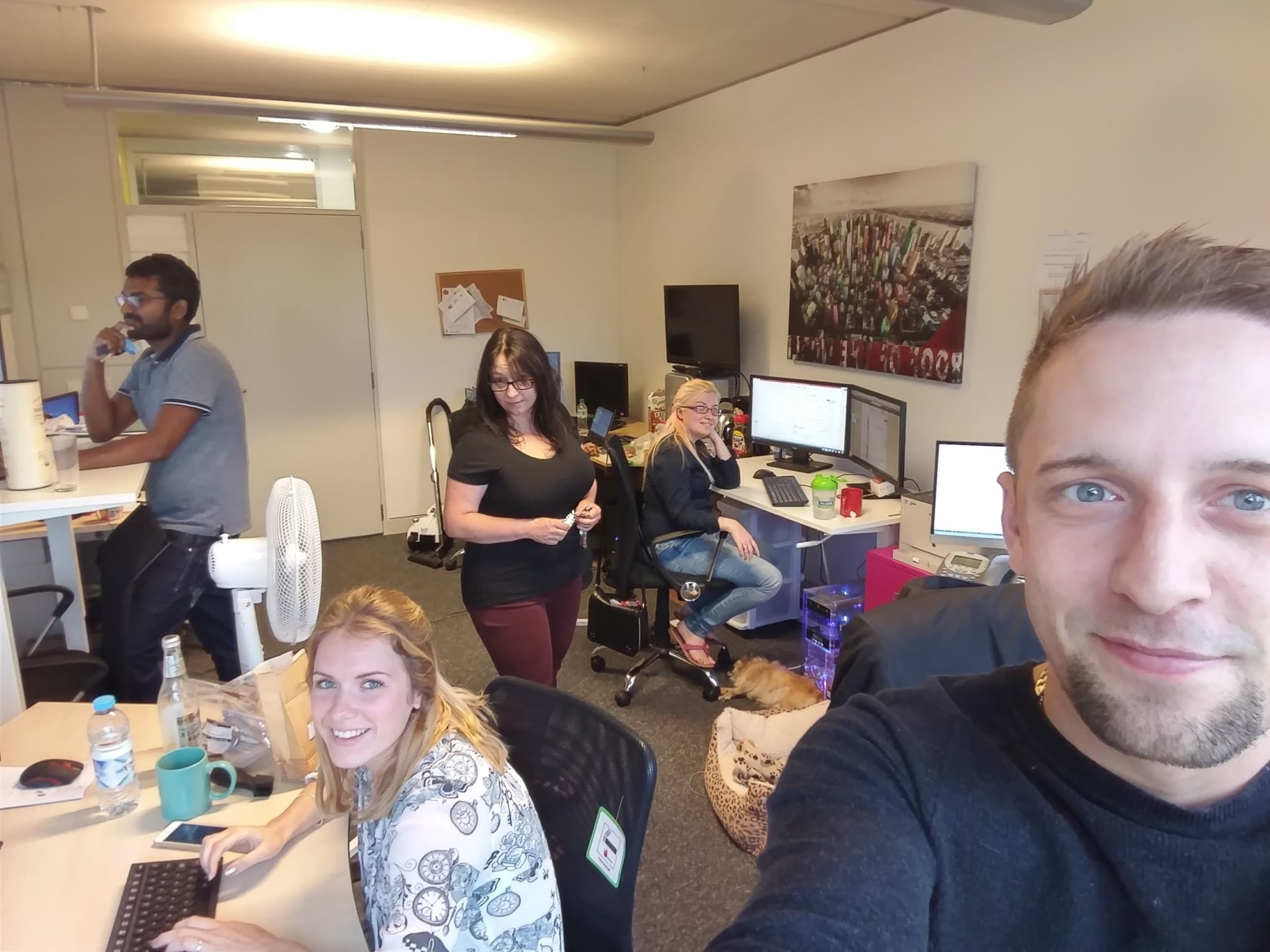 Assertive Media team meeting