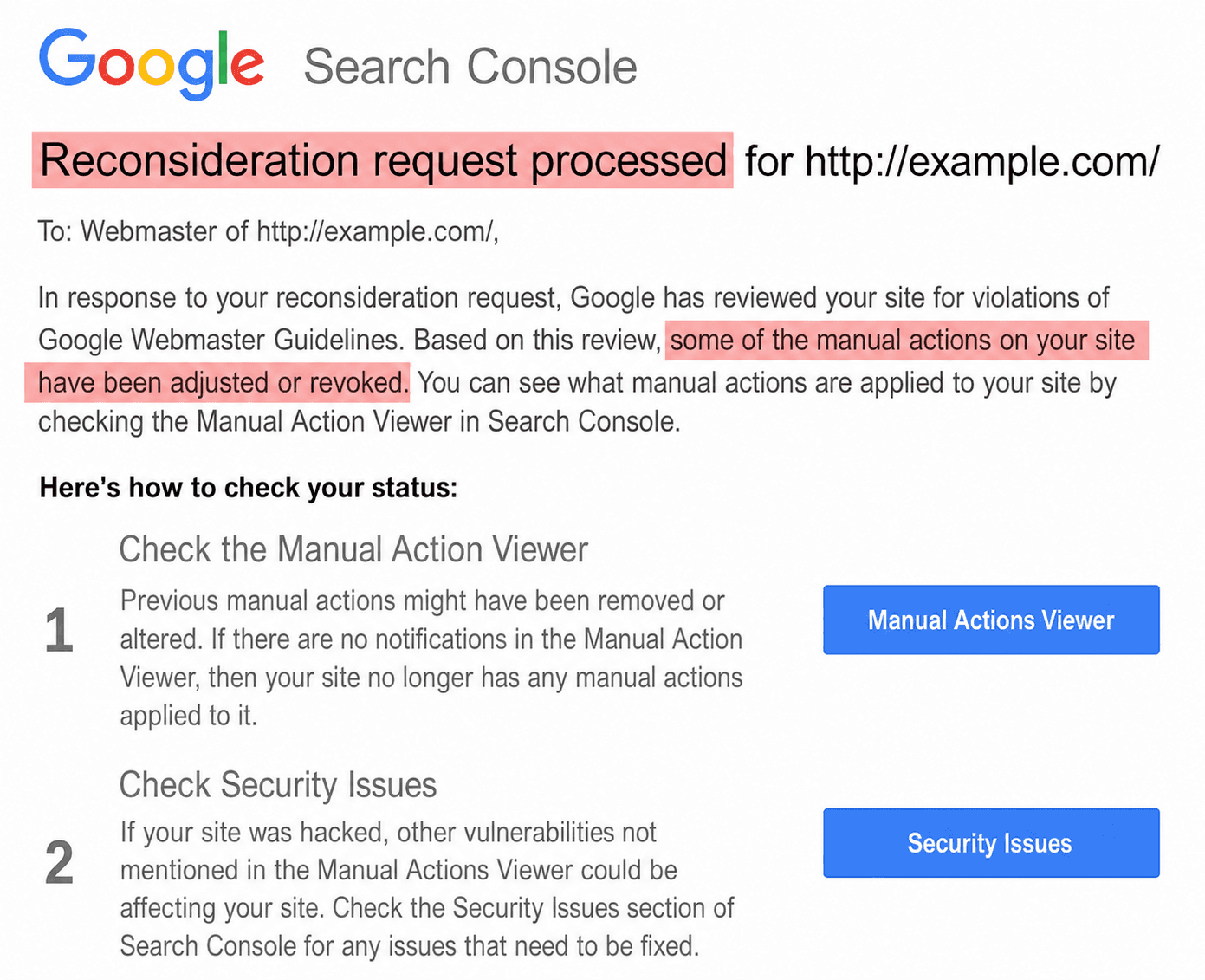 Why Did We Get a Manual Action in the First Place?