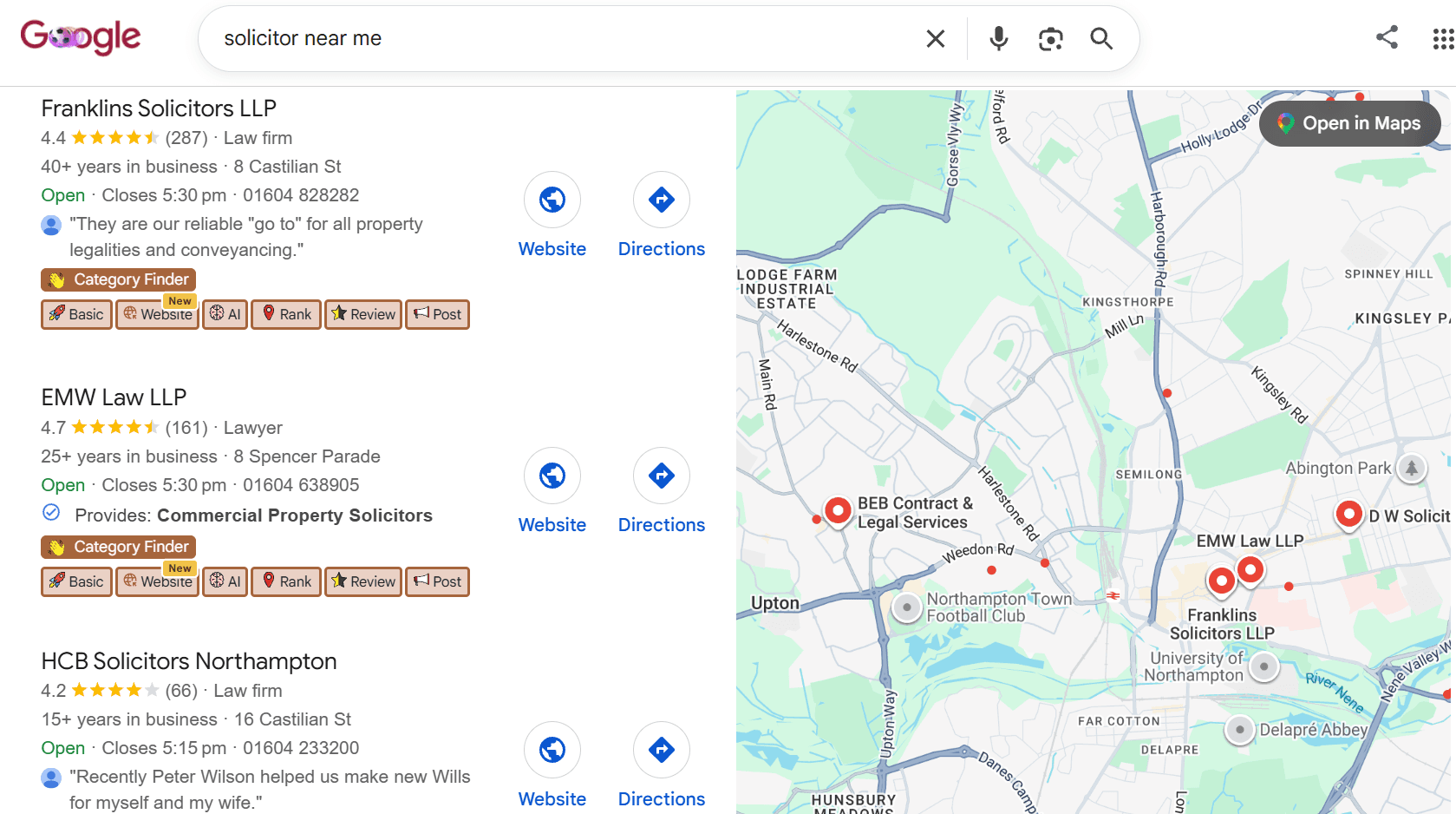 How SEO Helps Solicitors Compete in Local Search